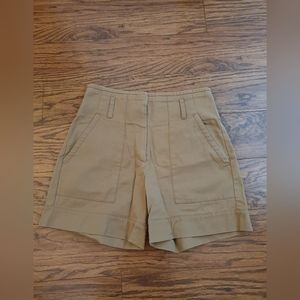 Sandro dark beige cotton shorts (FR 34)